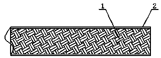 Thermochromic rope and production method thereof