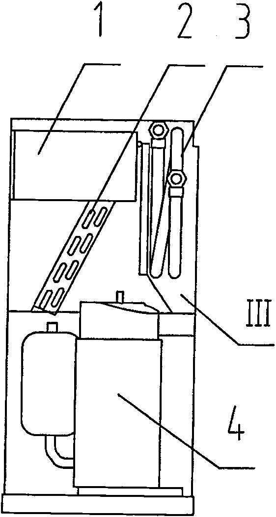 Cabinet type water source heat pump air conditioner