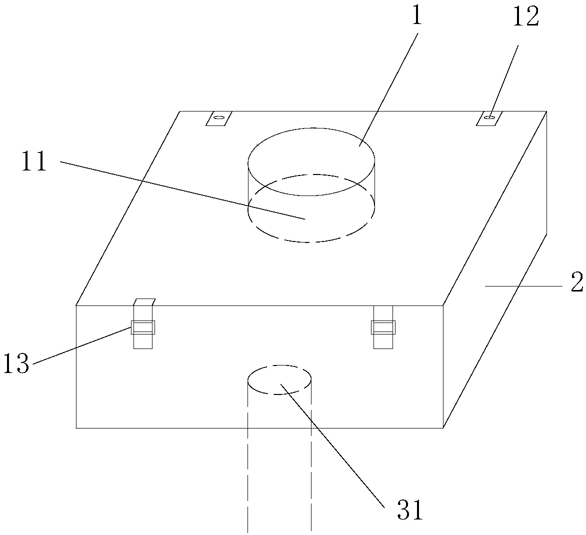 Mold and process for producing prefabricated ceramsite foamed concrete