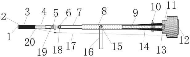 Shield tunnel segment internal micro-damage detection device and method