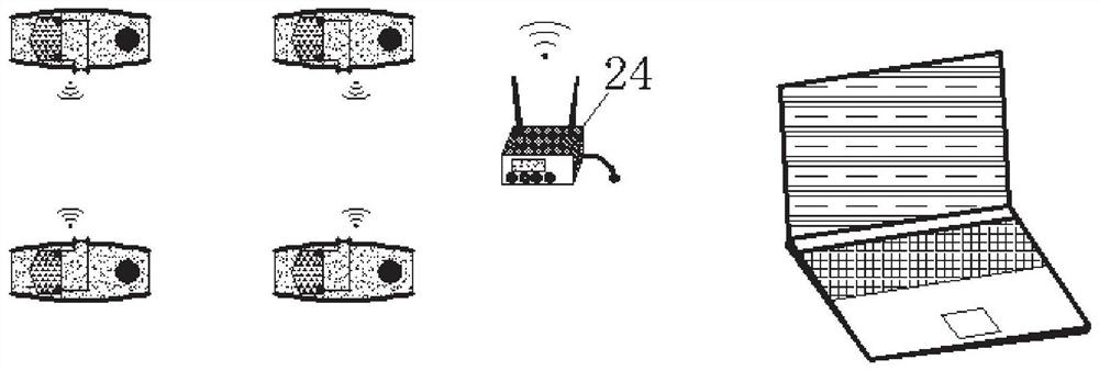 Shield tunnel segment internal micro-damage detection device and method