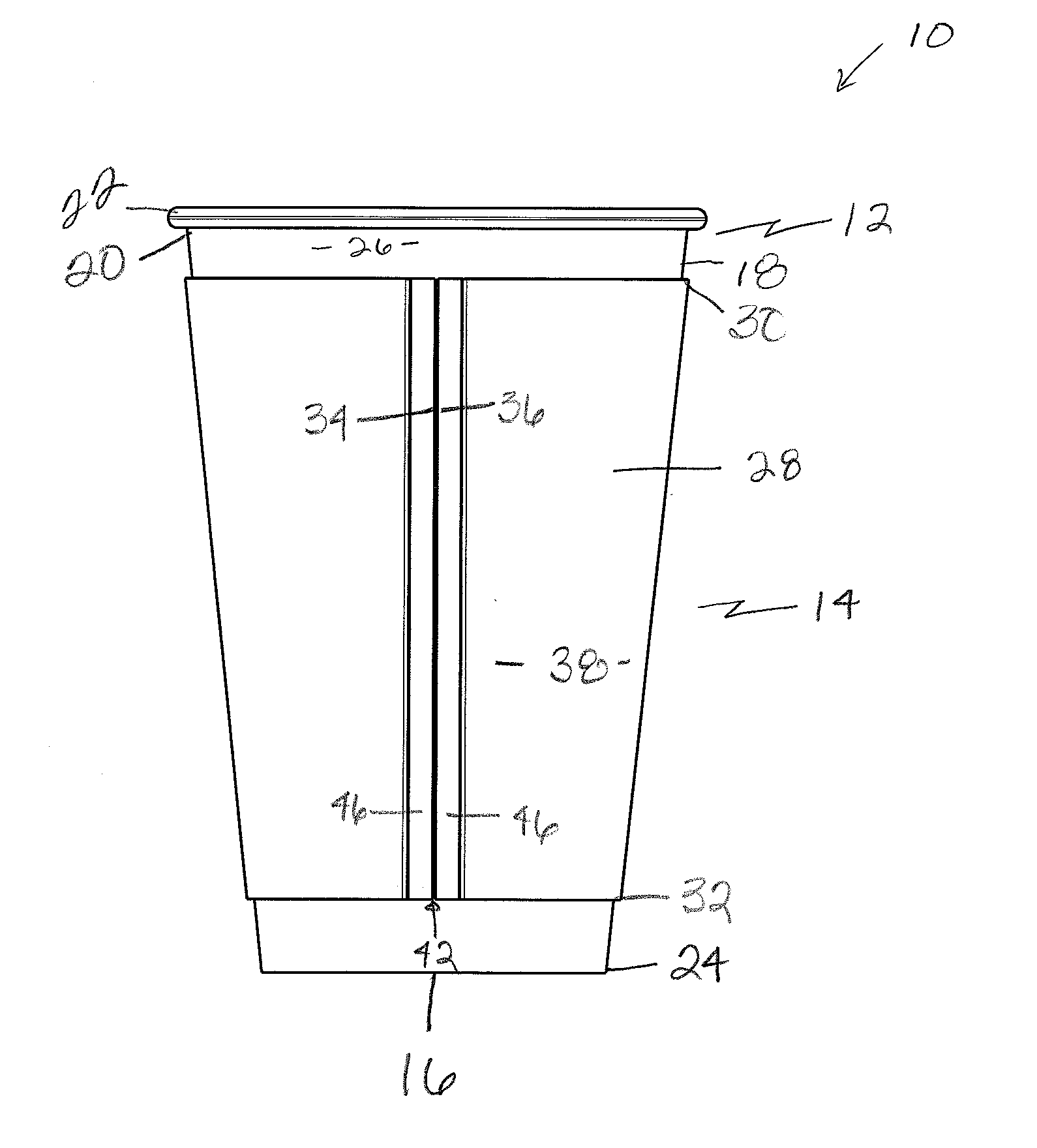 Multi-layer heat insulating container