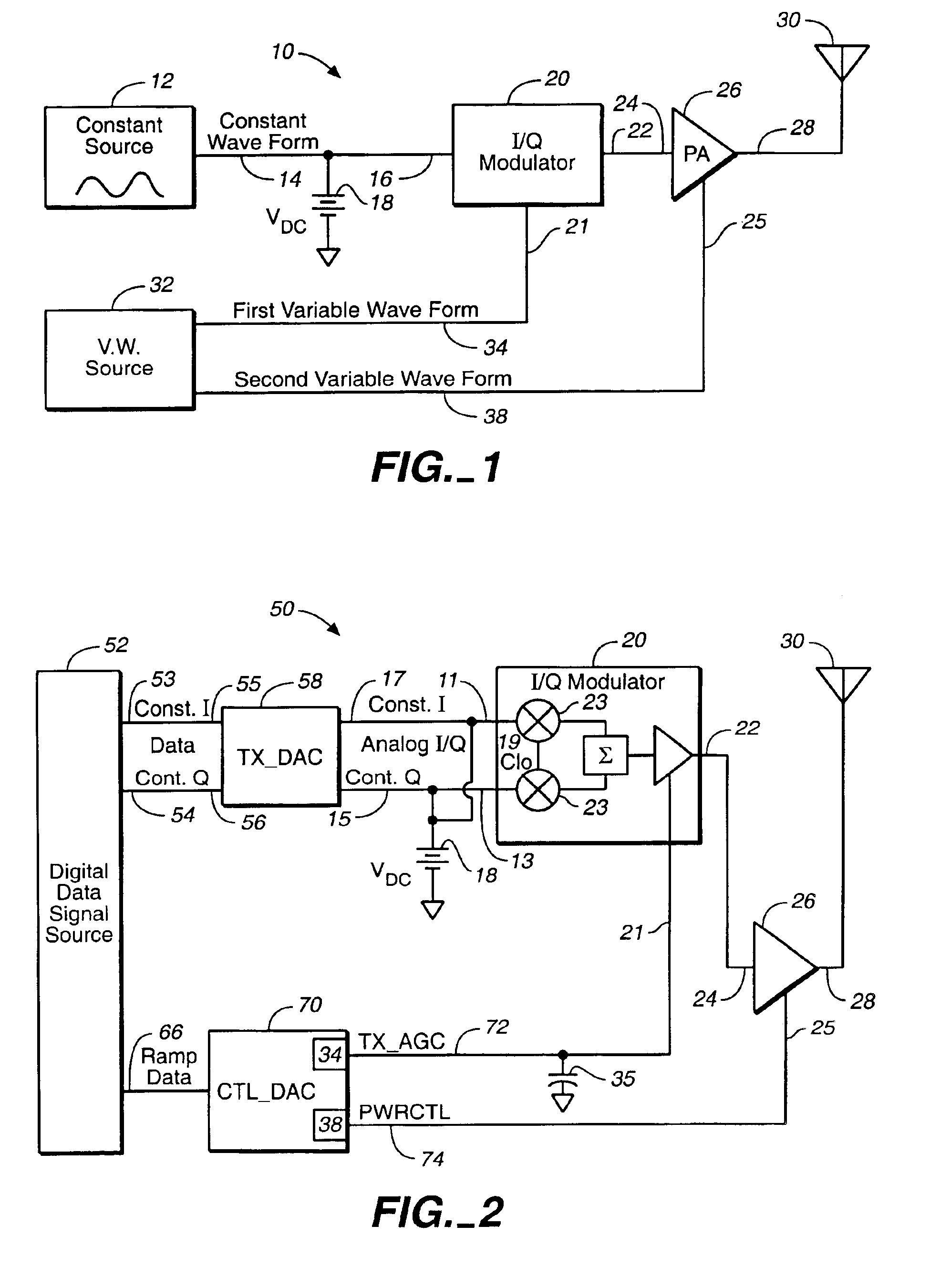 Apparatus and method for power ramp up of wireless modem transmitter