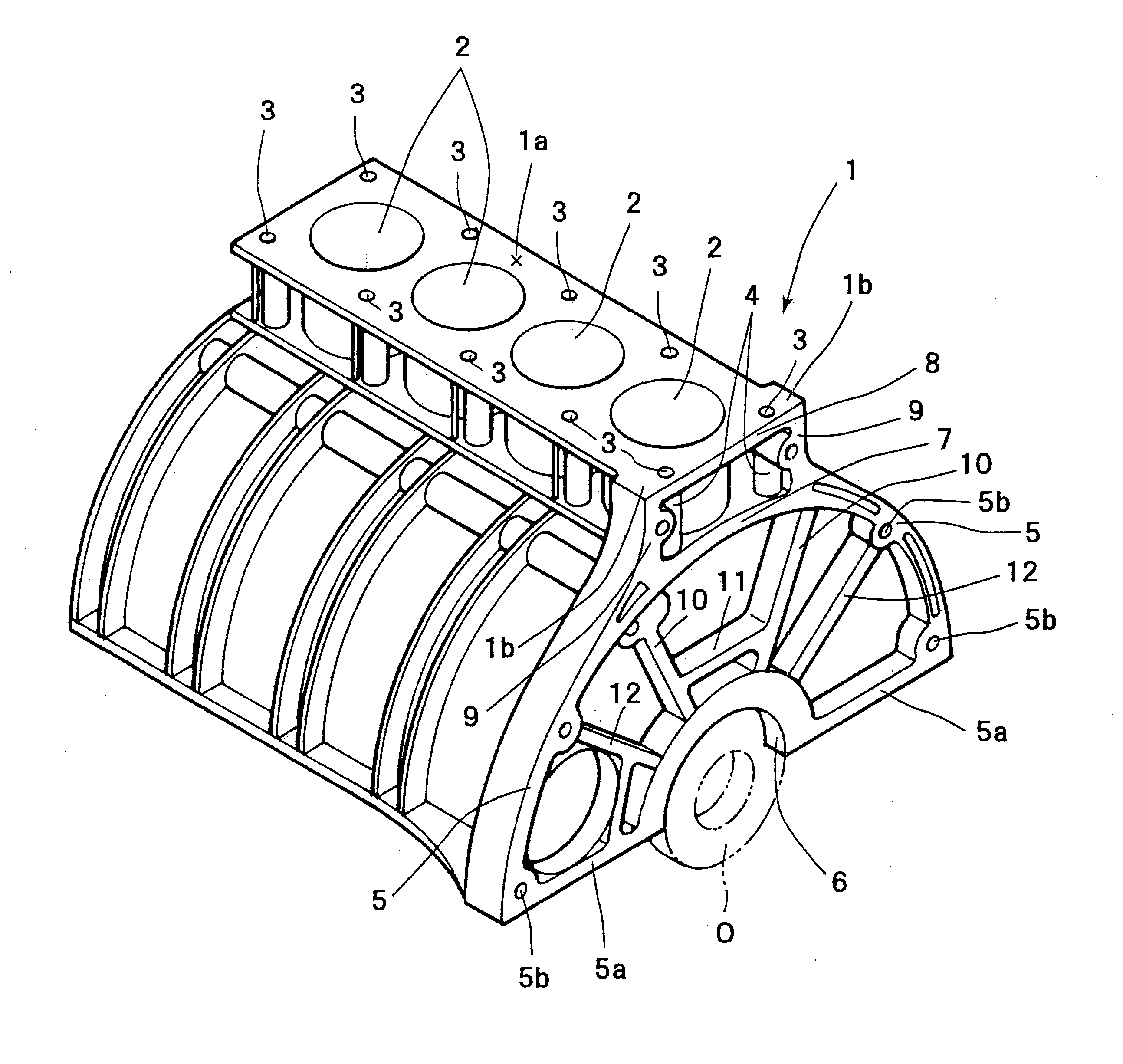 Cylinder block structure