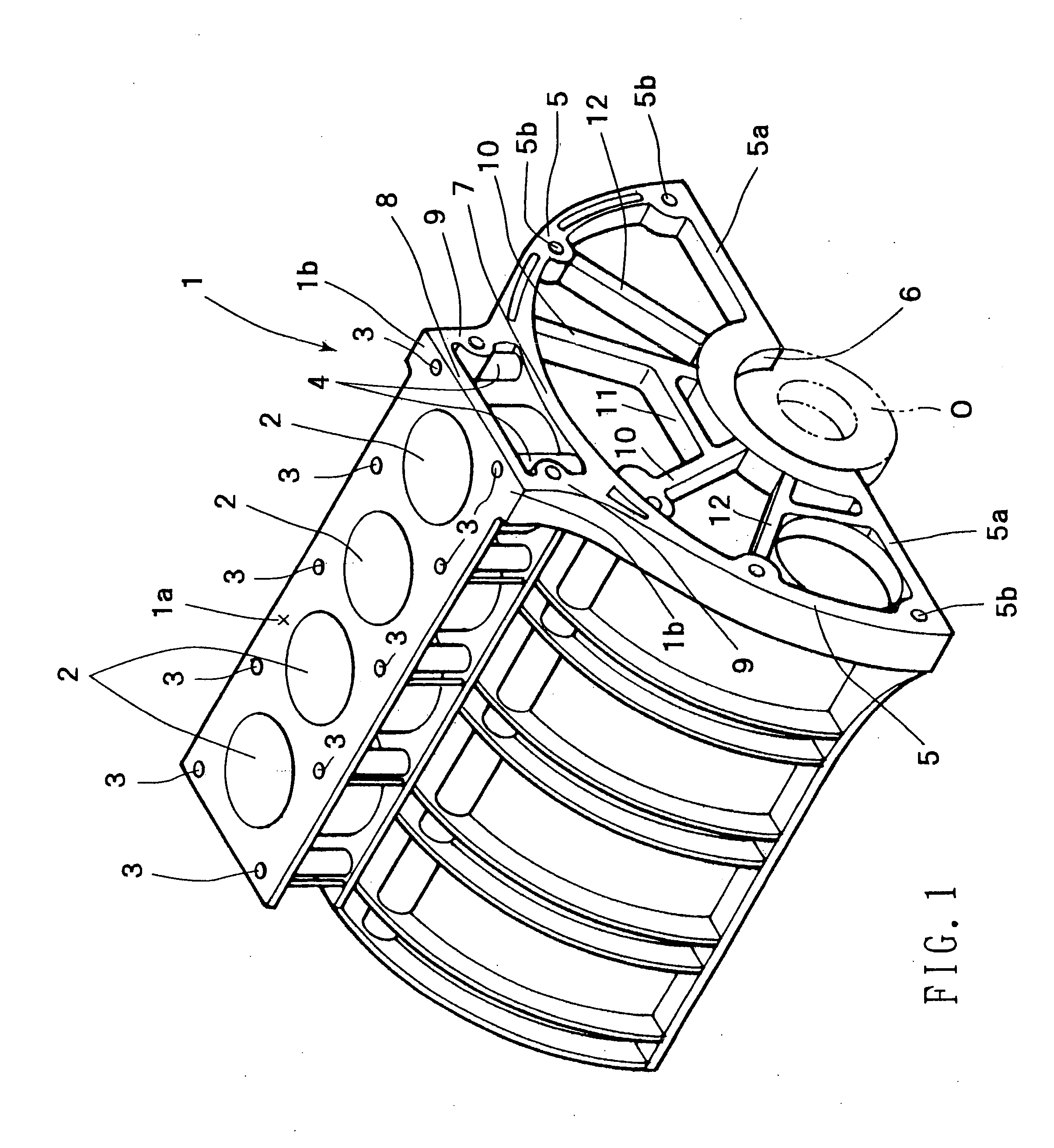 Cylinder block structure