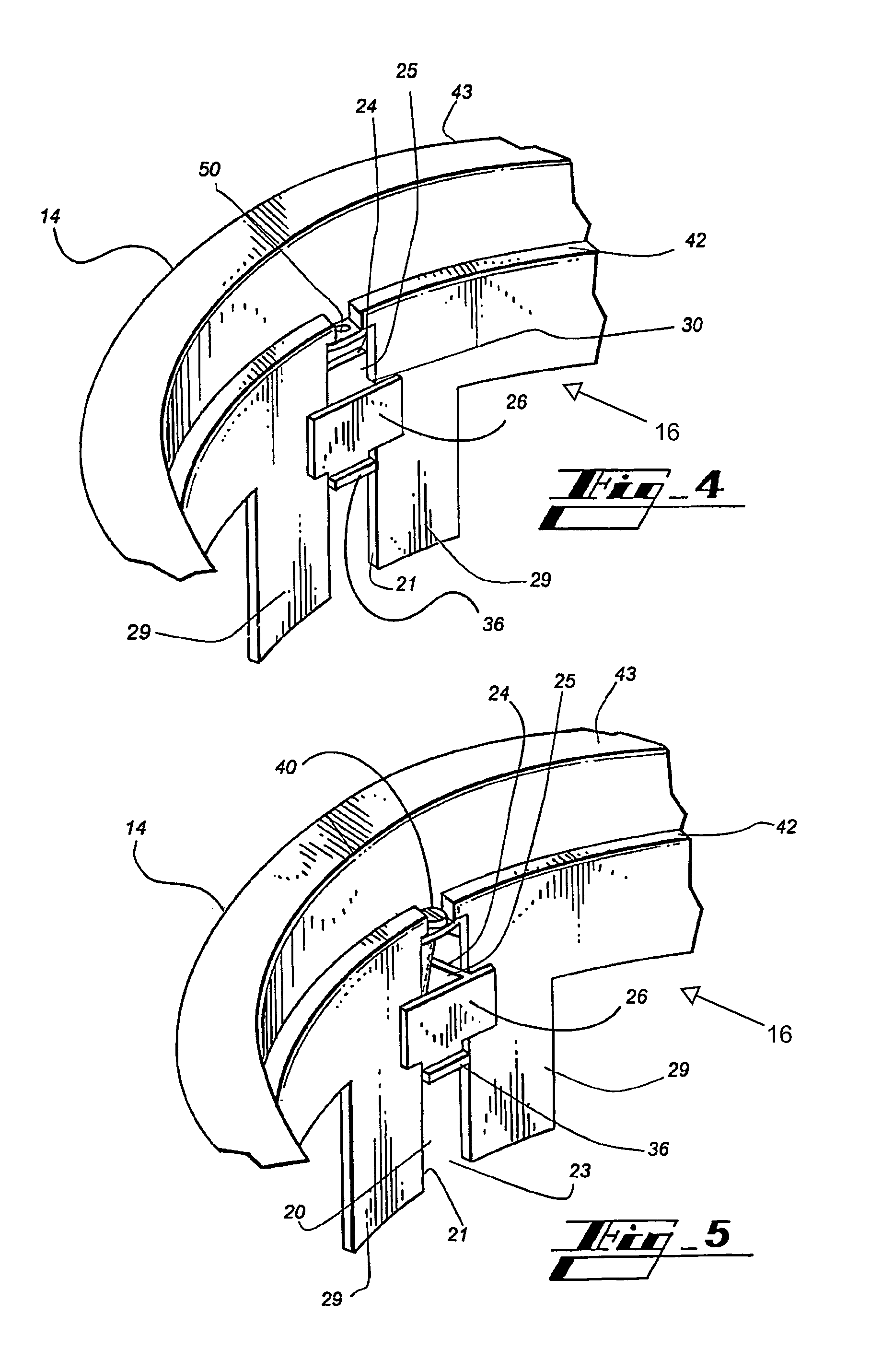 Diffuser mounting flange