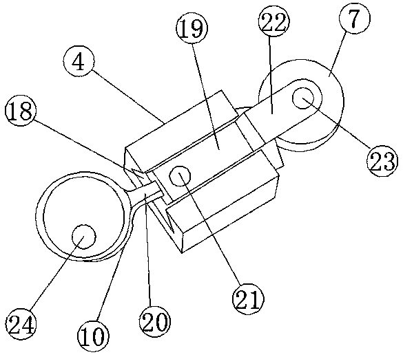 Fixing and clamping device for thermocouple