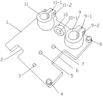 A large stone cutting machine rotary table bottom plate