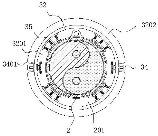 Tai Chi pendant glue injection and paint spraying device capable of conducting depth detection on glue injection groove