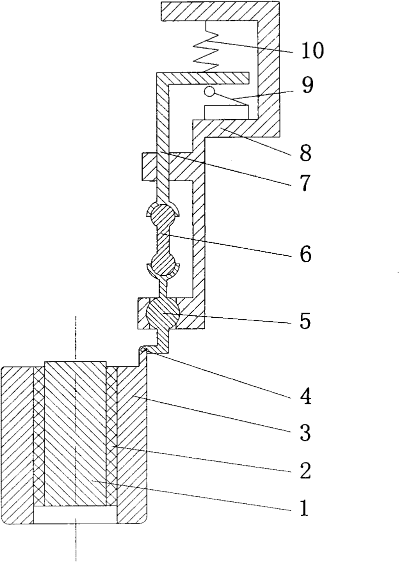 Anti-collision device for probe of ultrasonic inspection system