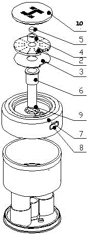 An electronic hookah structure