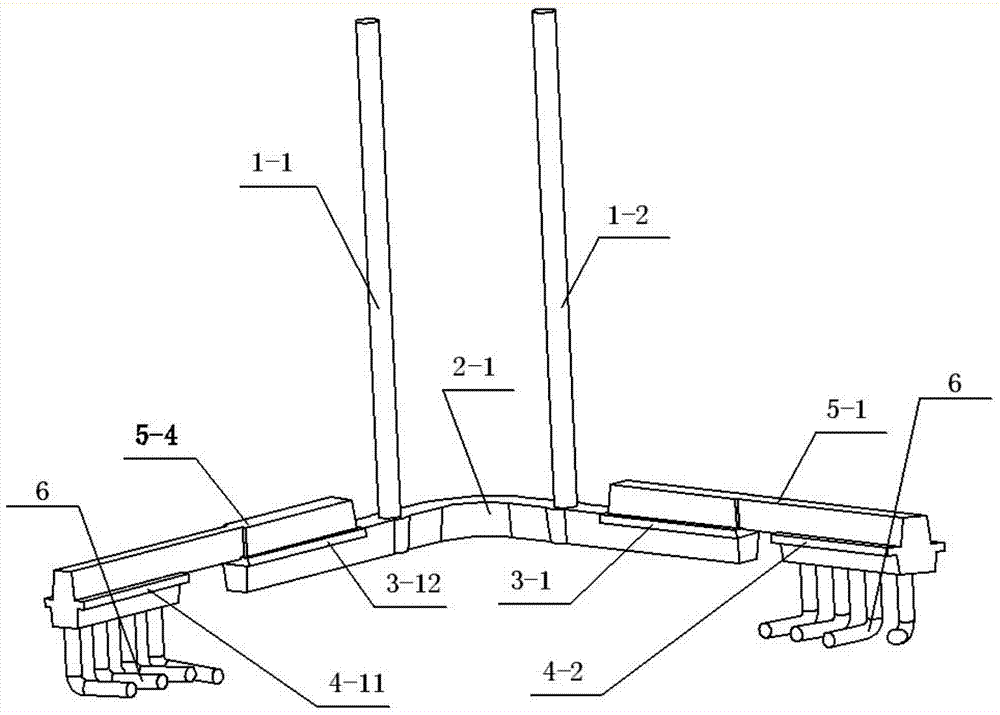 Casting method of hundred-ton ductile cast iron template casting for two-plate injection molding machine