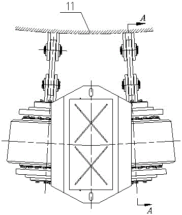 A new type of slewing support device for pile-wound crane