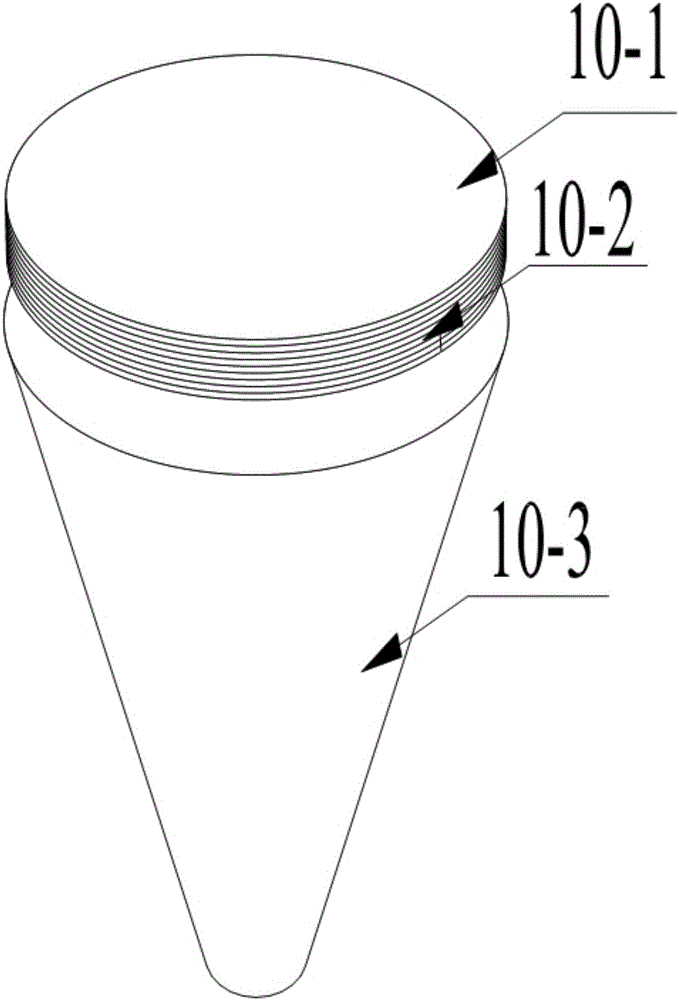 Tower-type device for decomposing ethylene chloride and manufacturing method of key components thereof