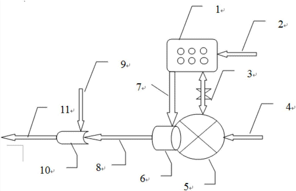 Mechanically-pumping compressed gas foam fire-extinguishing device