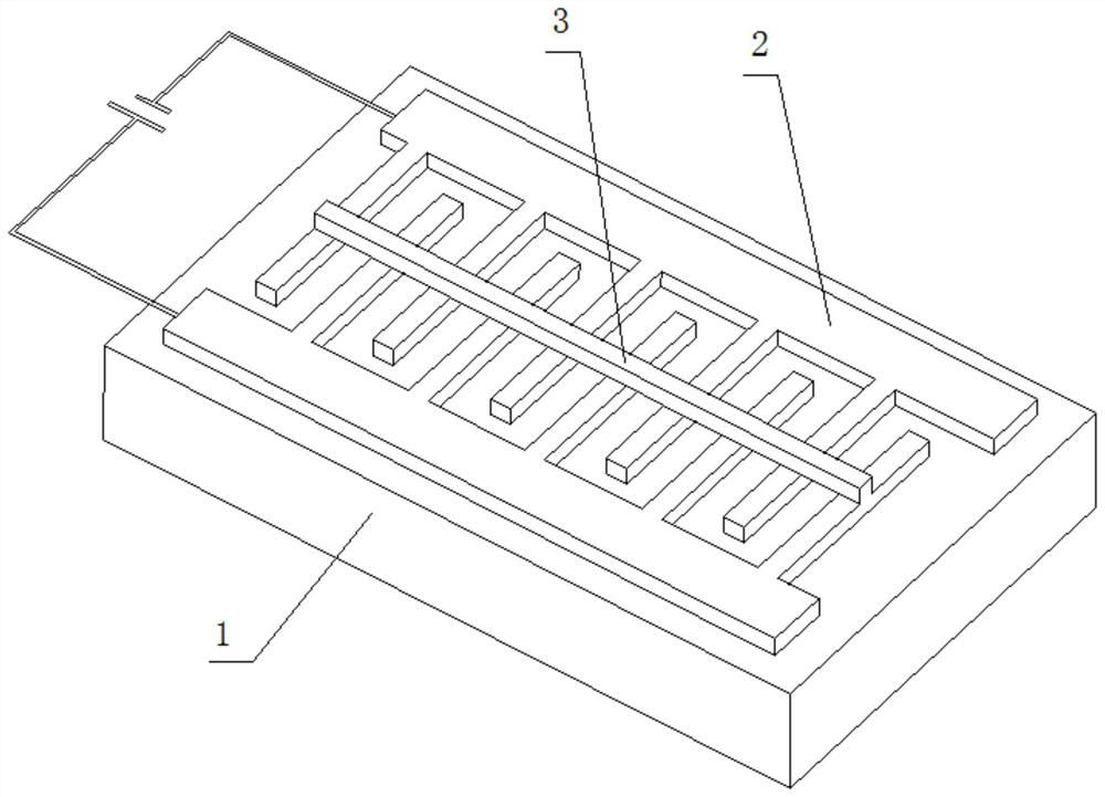 A one-dimensional CSCU based  <sub>2</sub> i  <sub>3</sub> Micron-line polarized ultraviolet photodetector and preparation method thereof