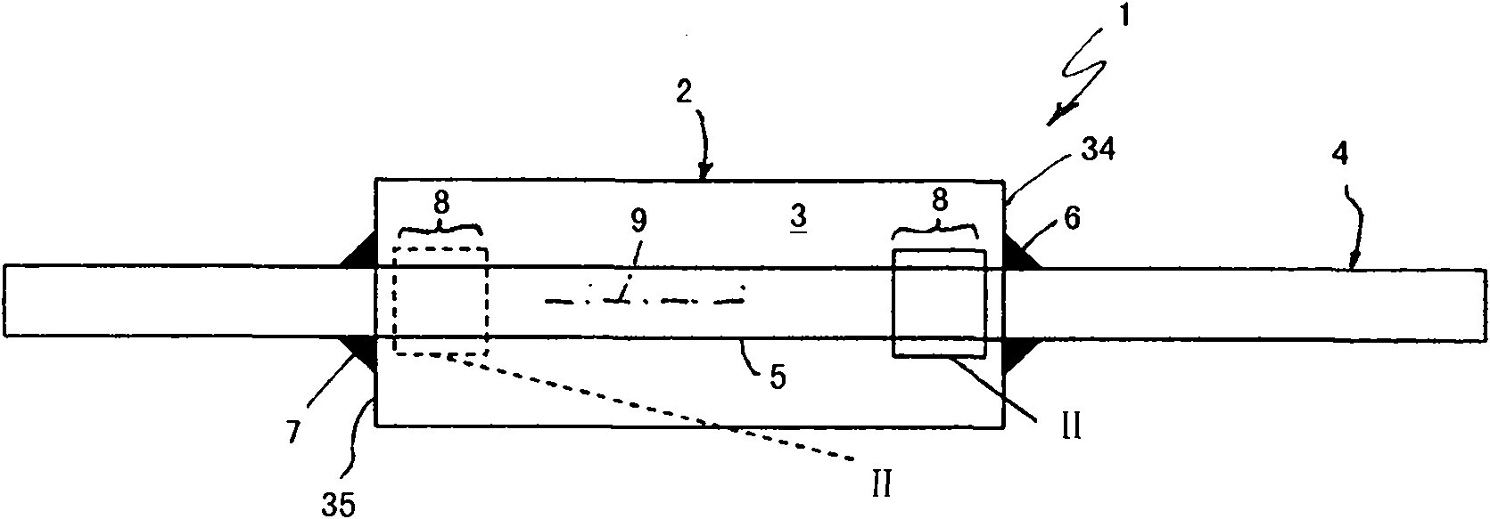 Exhaust gas treatment device