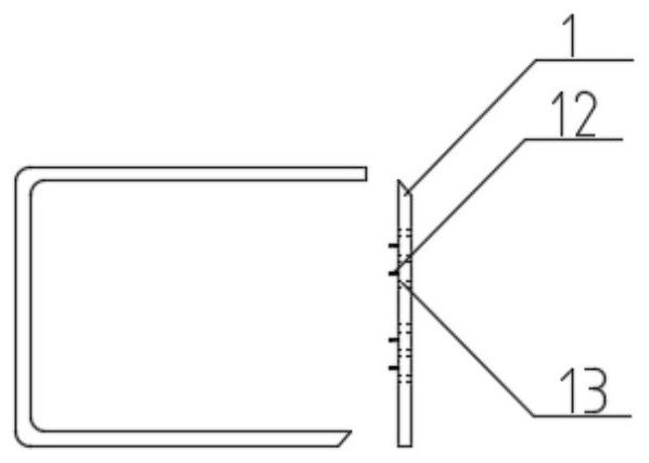 A kind of structure and construction method of steel pipe concrete column h-shaped steel beam assembly type rigid joint strong beam strong column