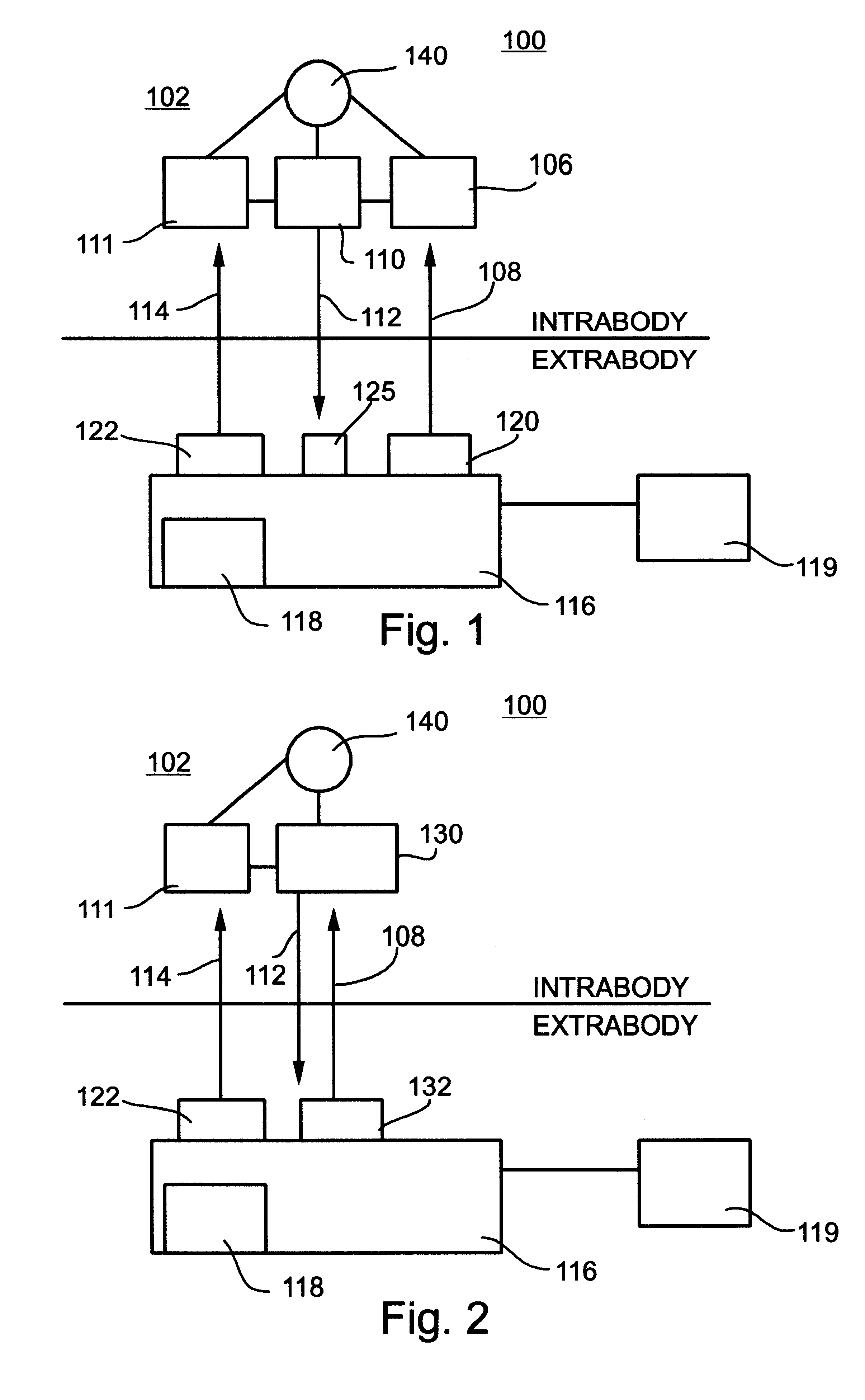System and method for telemetrically providing intrabody spatial position