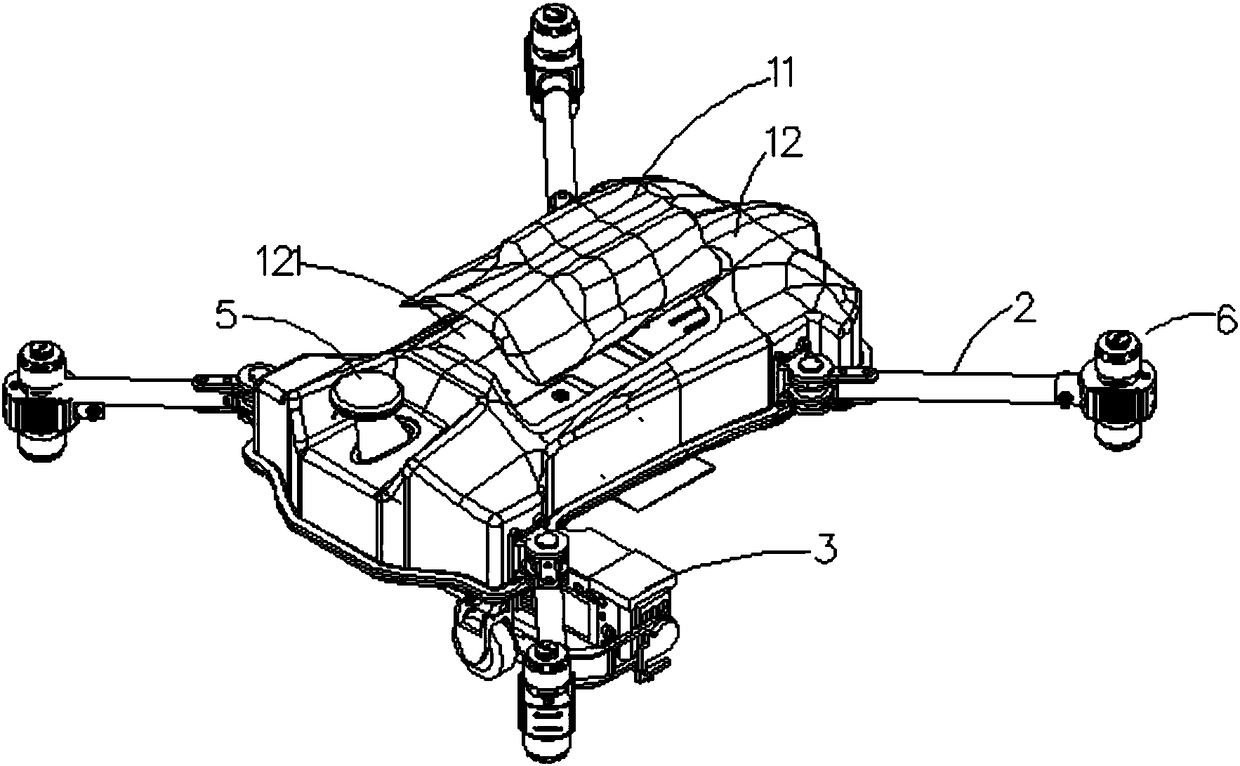 UAV with coaxial scull structure