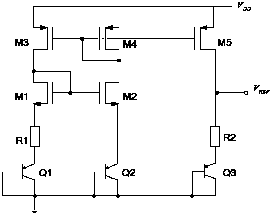 Band gap reference voltage source circuit