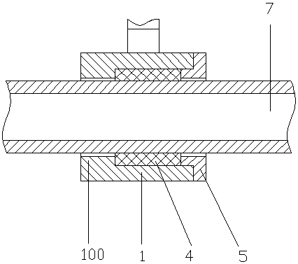 Wire locking and positioning assembly structure
