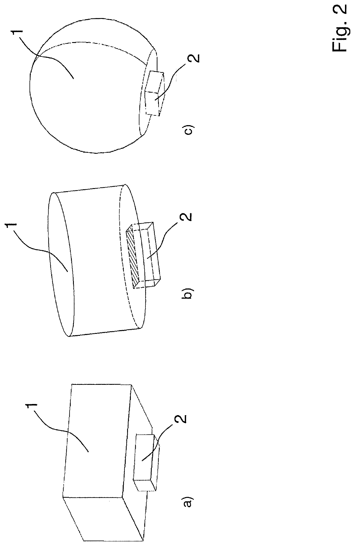 RF frontend interface for a 61 GHz radio powered communication tag device