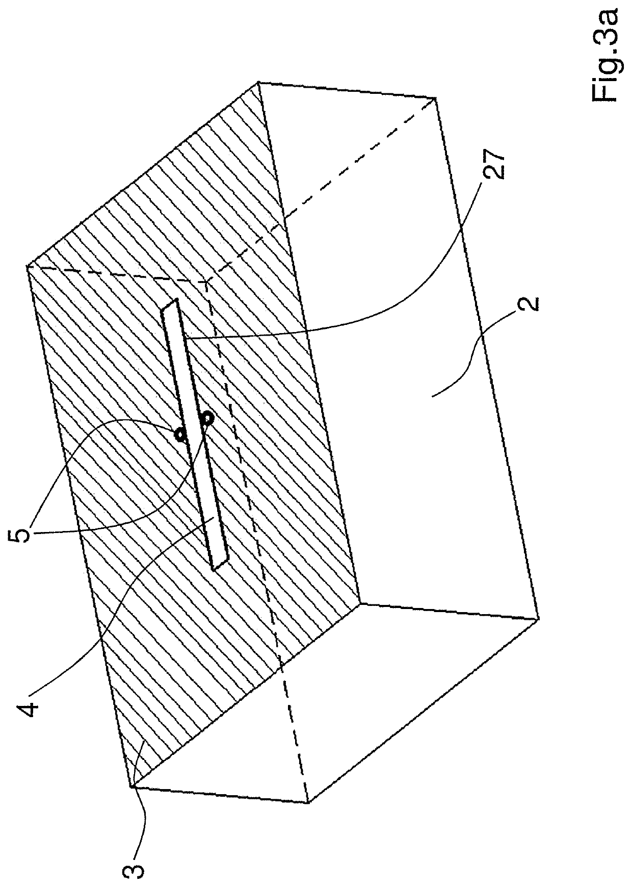 RF frontend interface for a 61 GHz radio powered communication tag device