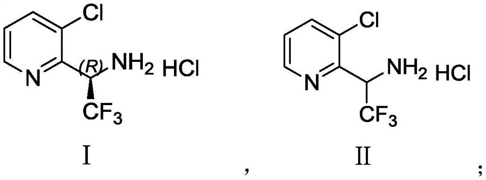 Synthesis method of (R)-3-chloropyridyl-2-trifluoroethylamine hydrochloride