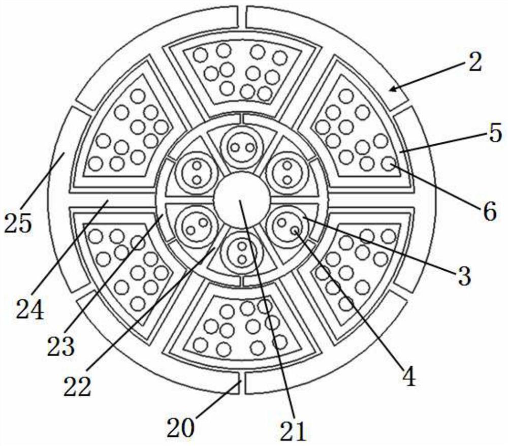 Novel compression-resistant rat-bite-proof optical cable