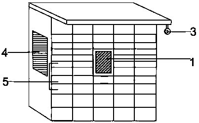 Intelligent take-out temporary storage cabinet