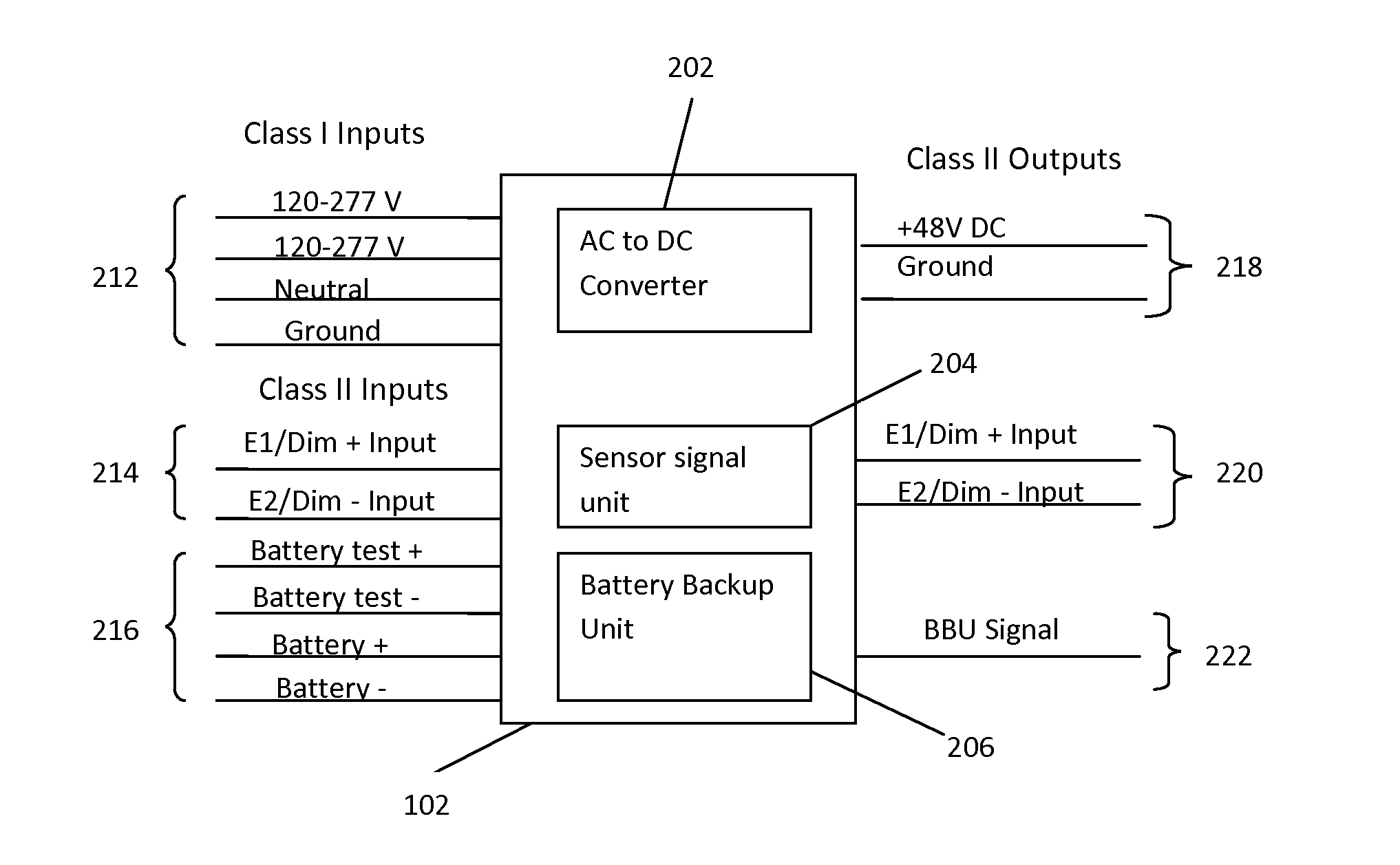 Hybrid Power Architecture for Controlling a Lighting System
