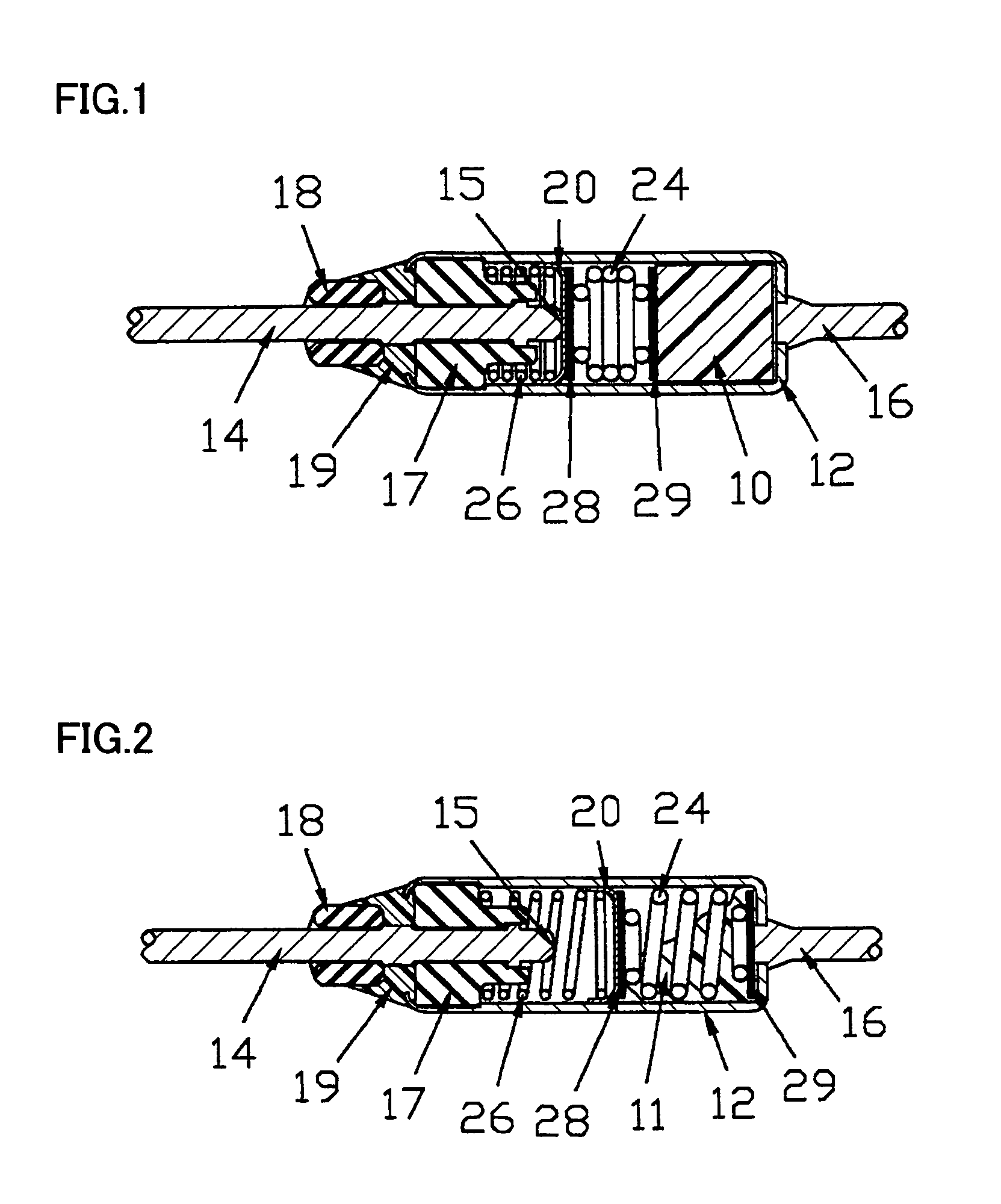 Thermal fuse employing thermosensitive pellet