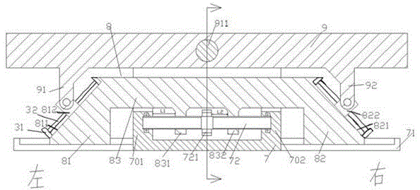 Machining workbench device capable of adjusting angle