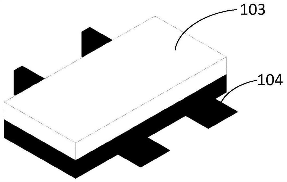 Power tube test crimping device