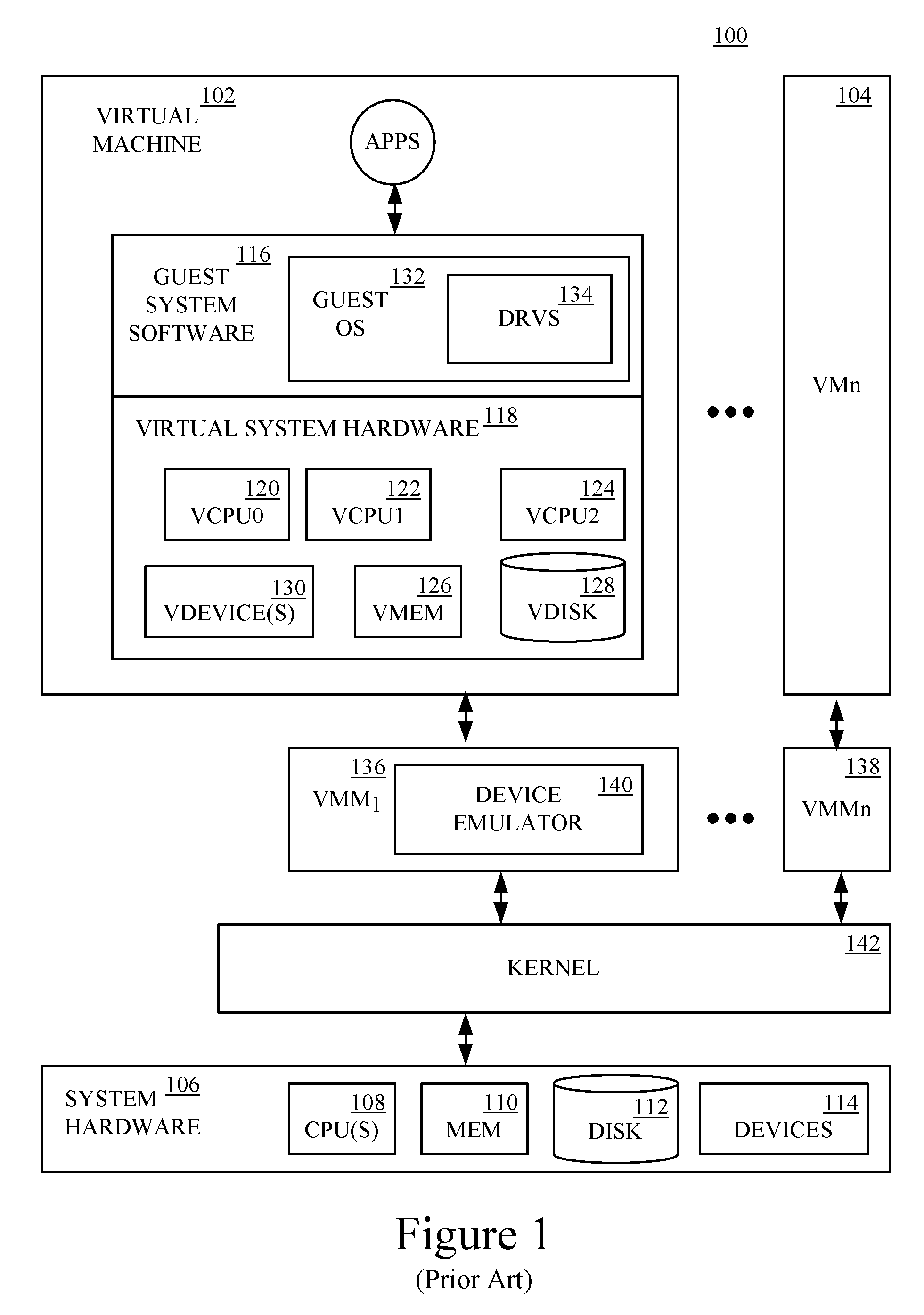 SCSI protocol emulation for virtual storage device stored on NAS device