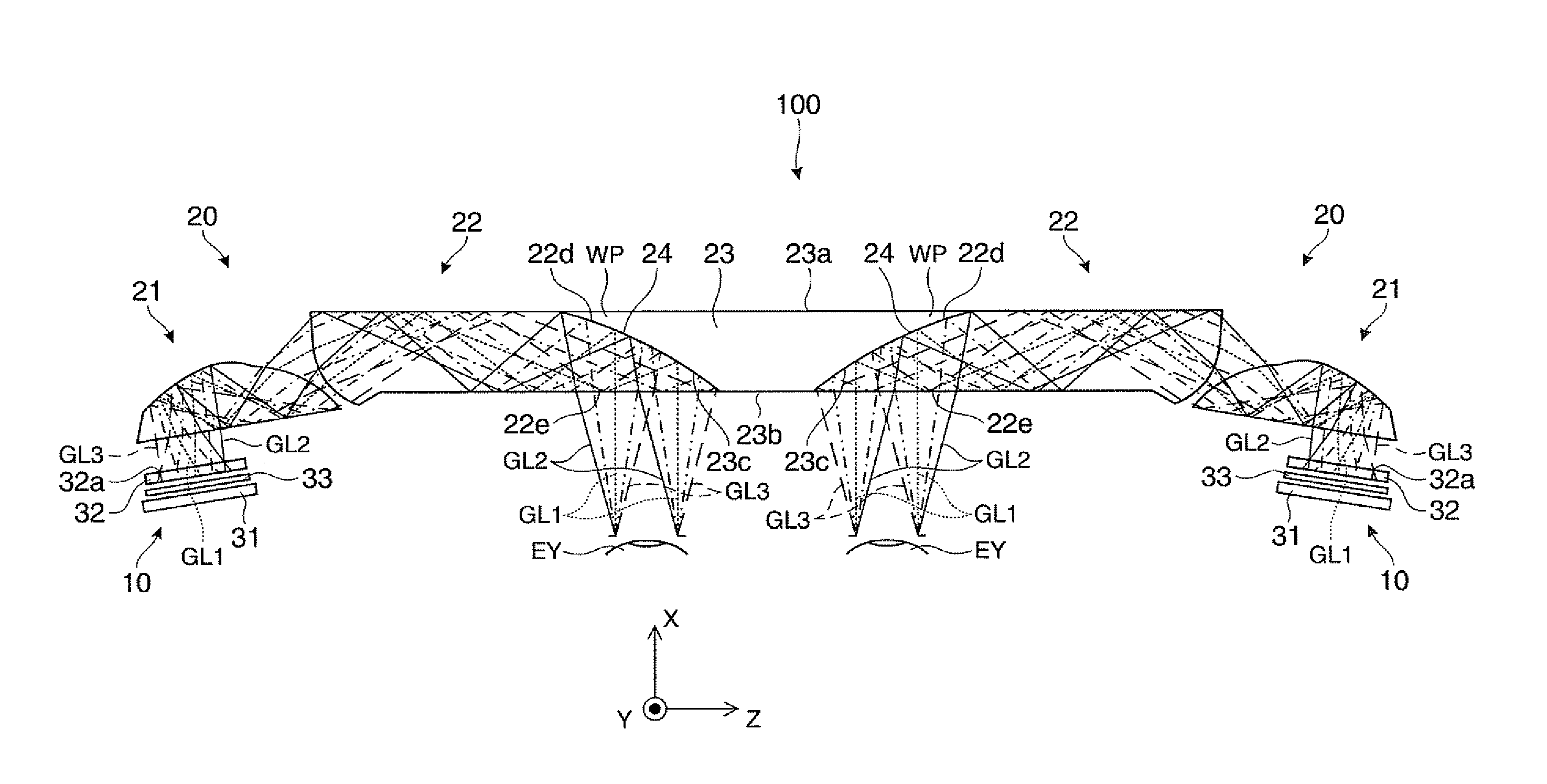 Image relay optical system and virtual image display device including the same