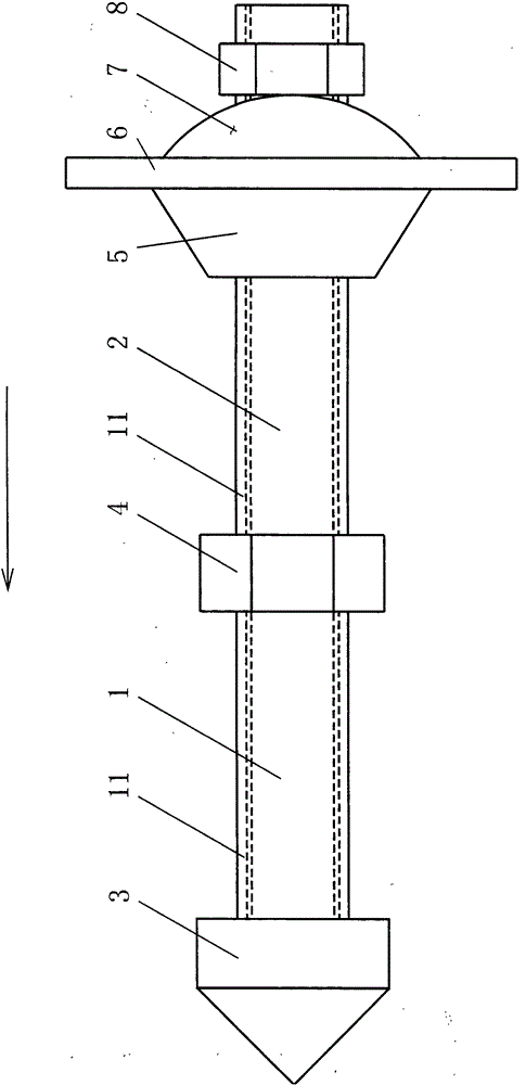 An anti-corrosion anchor rod for anchor support