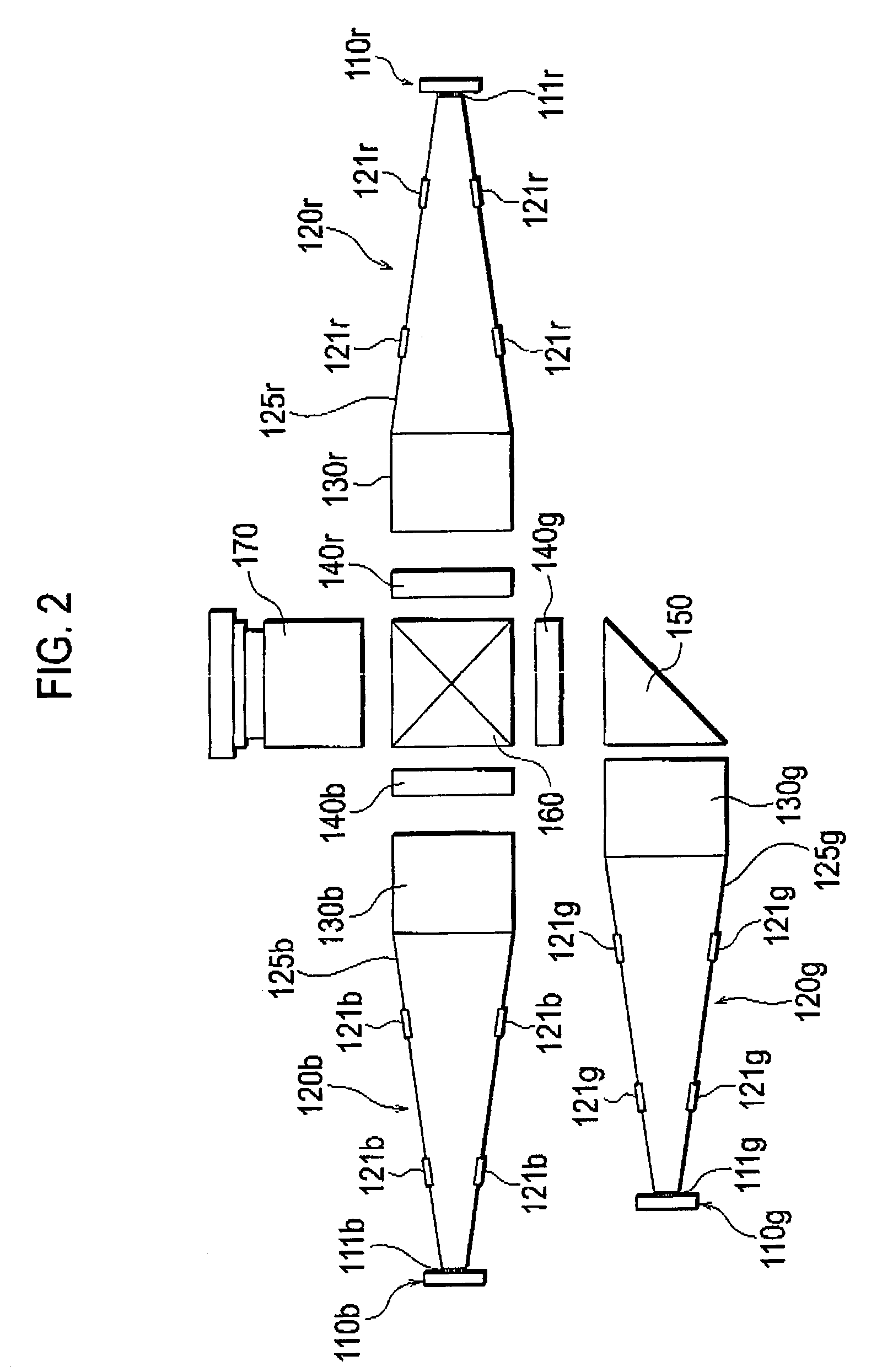 Optical device and projection-type image display apparatus