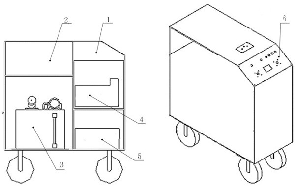 External detection device for window wiper of motor train unit