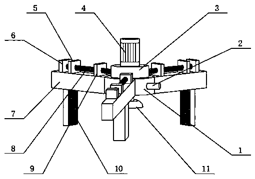 Clamping device for lithium battery processing
