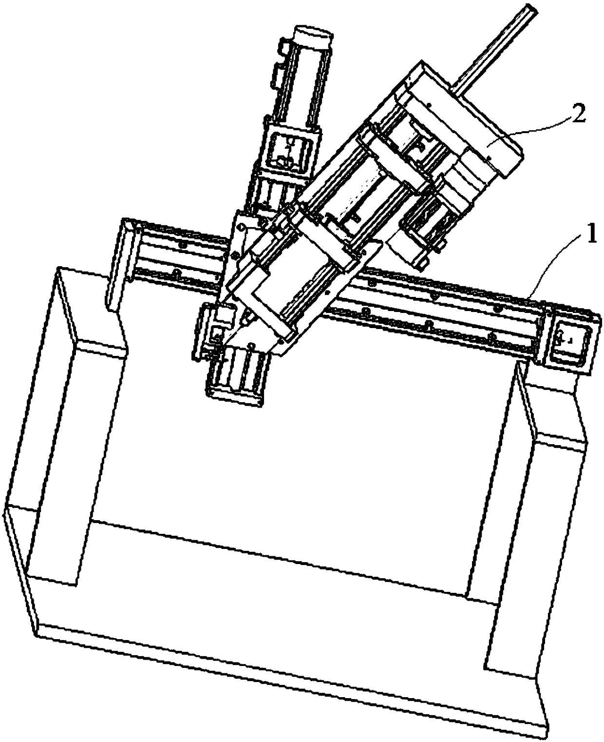 Processing device for stamping part of upper cover of high-precision notebook computer