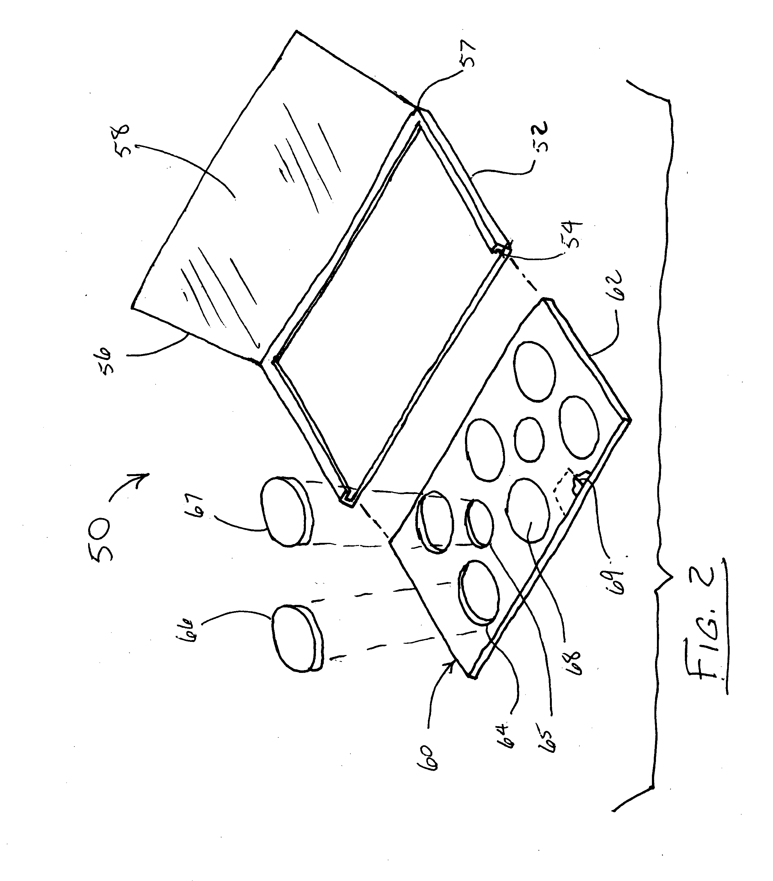 Personal electronics device with cosmetics compartment