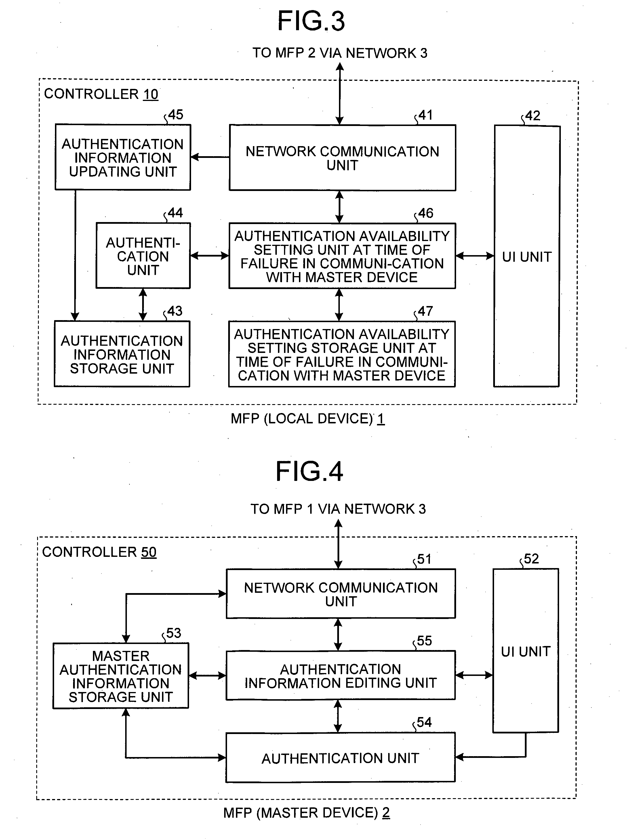 Image processing apparatus authentication system and image processing apparatus