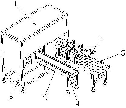 A carton packaging line