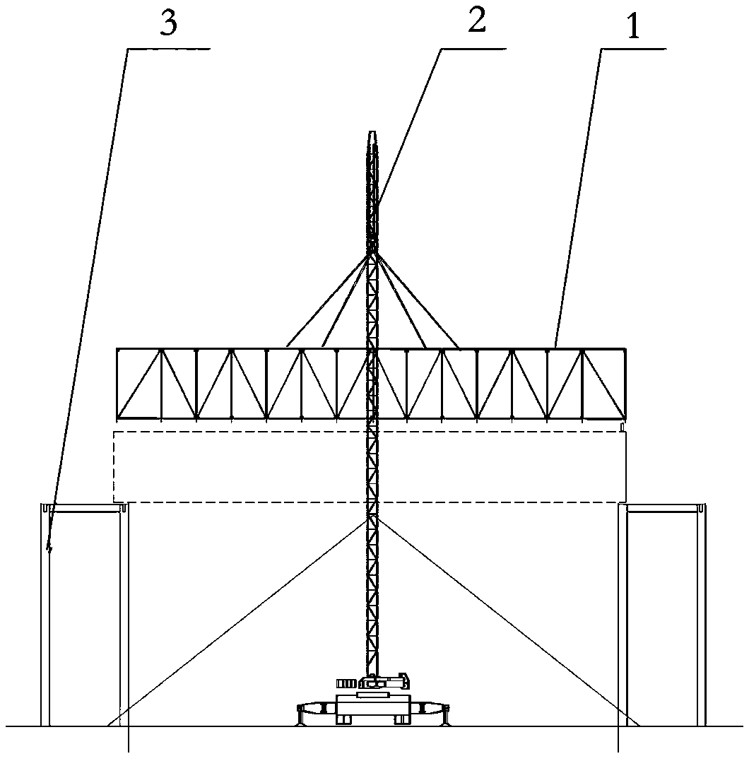 Installation method of double-layer long-span steel structure corridor