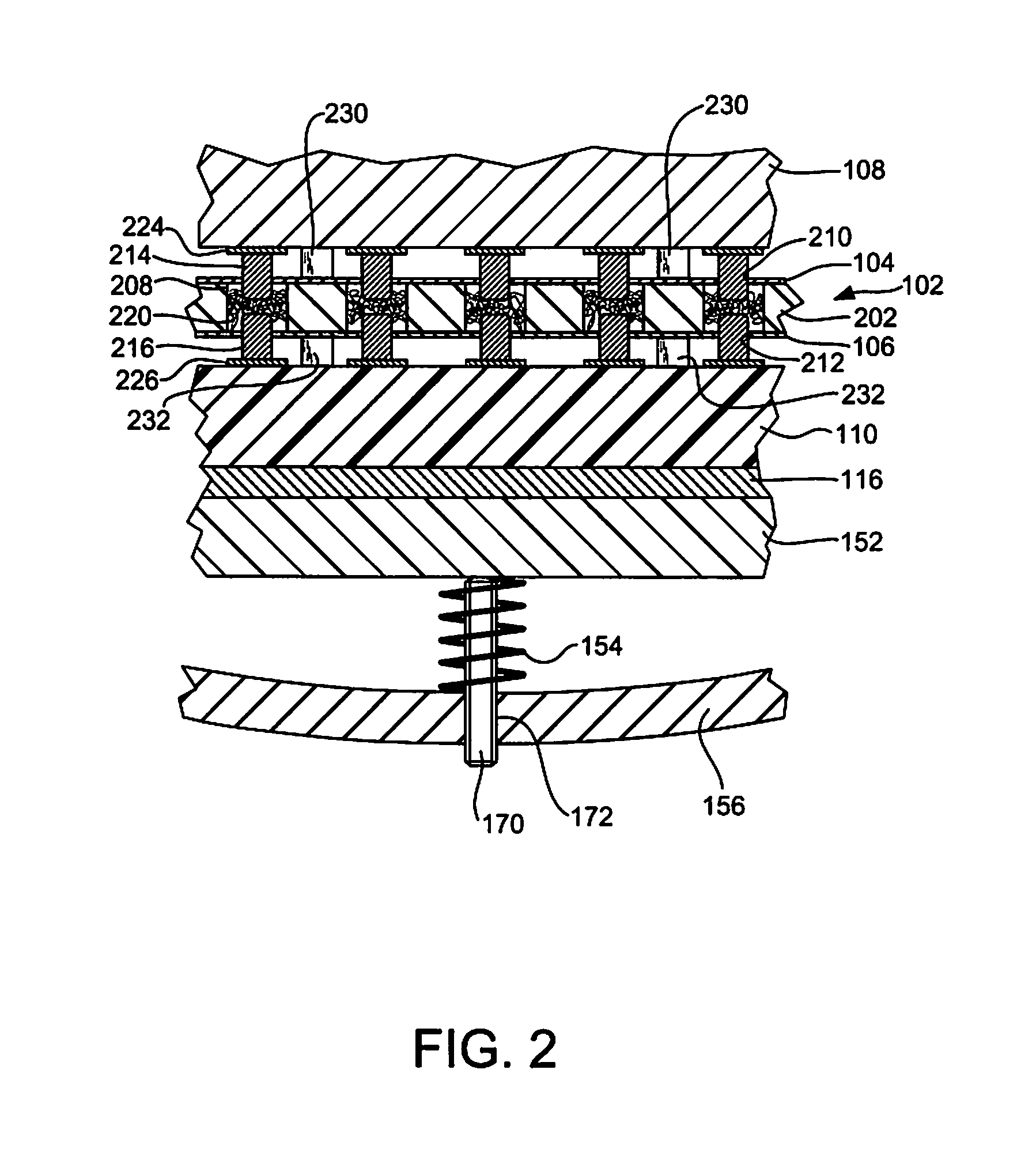 Method and Apparatus for Electrically Connecting Two Substrates Using a Resilient Wire Bundle Captured in an Aperture of an Interposer by a Retention Member
