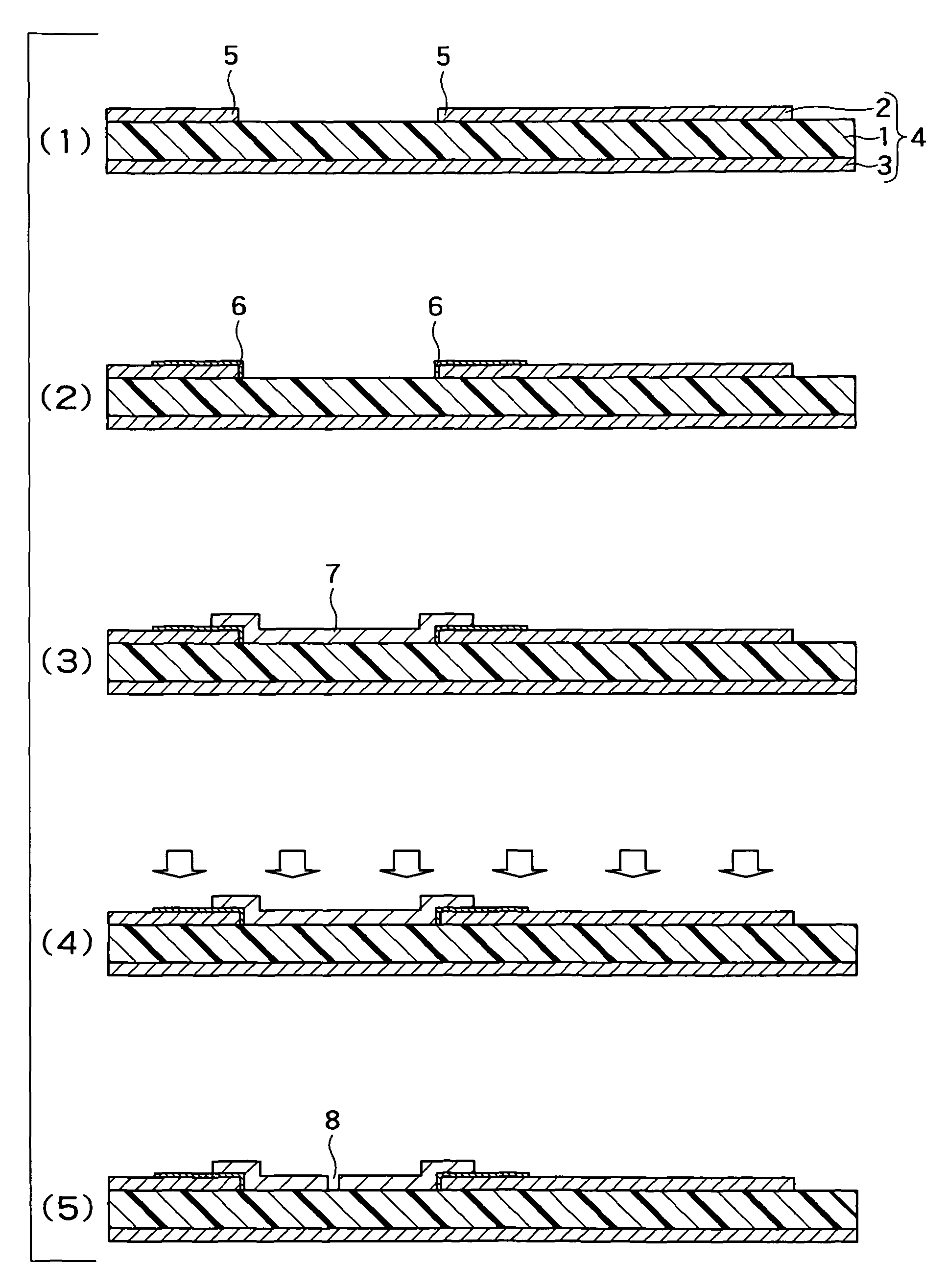 Method for manufacturing a printed-wiring board having a resistive element