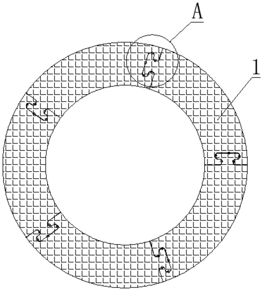 A method for bonding multiple materials of large graphite heating elements used in the production of vacuum induction furnaces