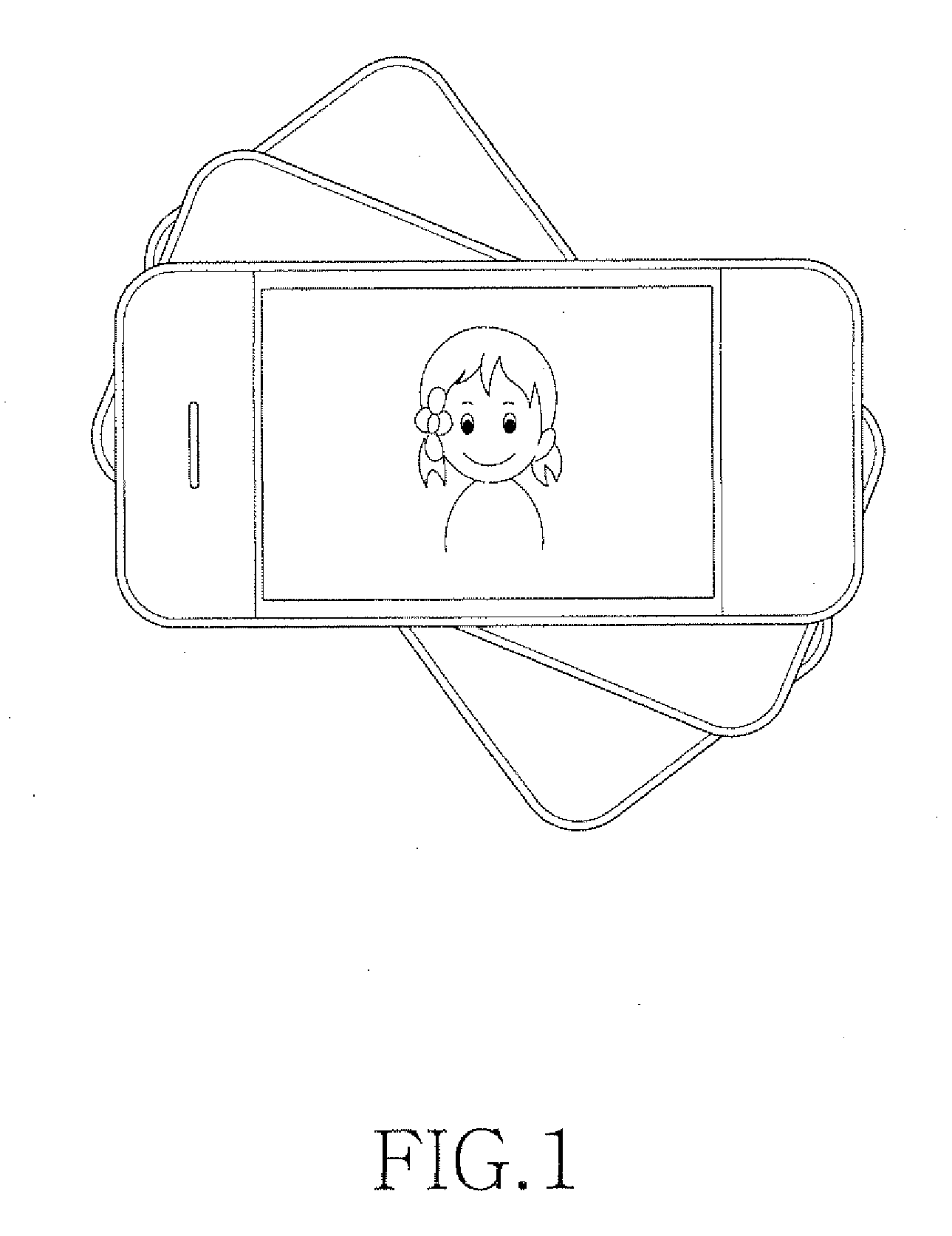 Portable electronic device adapted to change operation mode